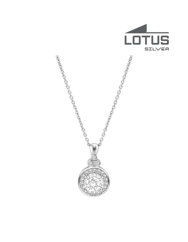 LOTUS SILVER NECKLACE